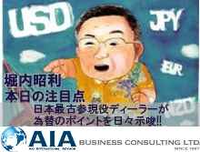 堀内昭利・本日の注目点