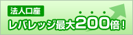 法人口座レバレッジ最大200倍